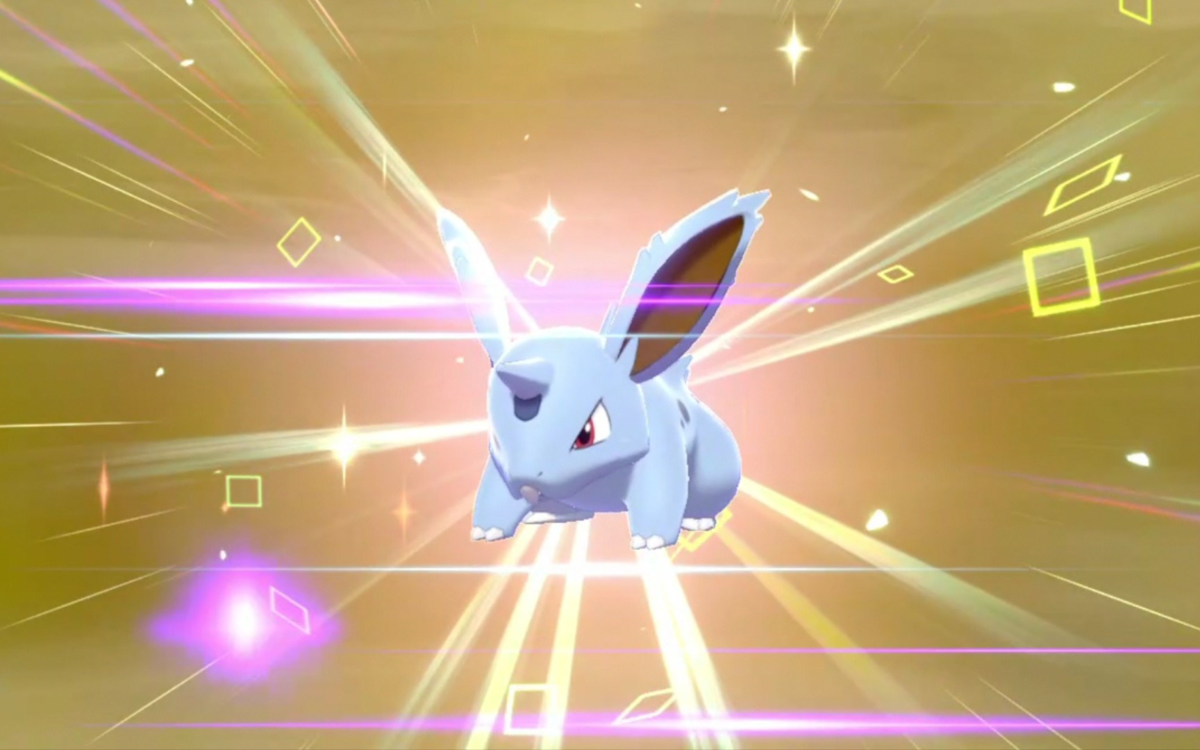 135闪光尼多朗get!【宝可梦剑盾】_宝可梦剑盾