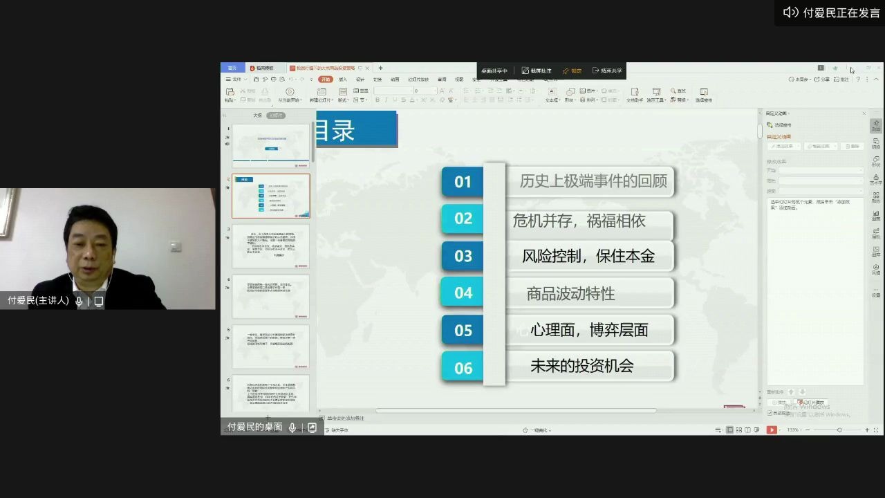 极端行情下大宗商品投资策略  付爱民,上海睿福投资 董事长哔哩哔哩bilibili