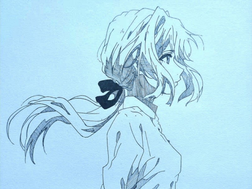 新人手绘 (本视频所有收益均用于我收购京阿尼来播出紫罗兰第二季doge