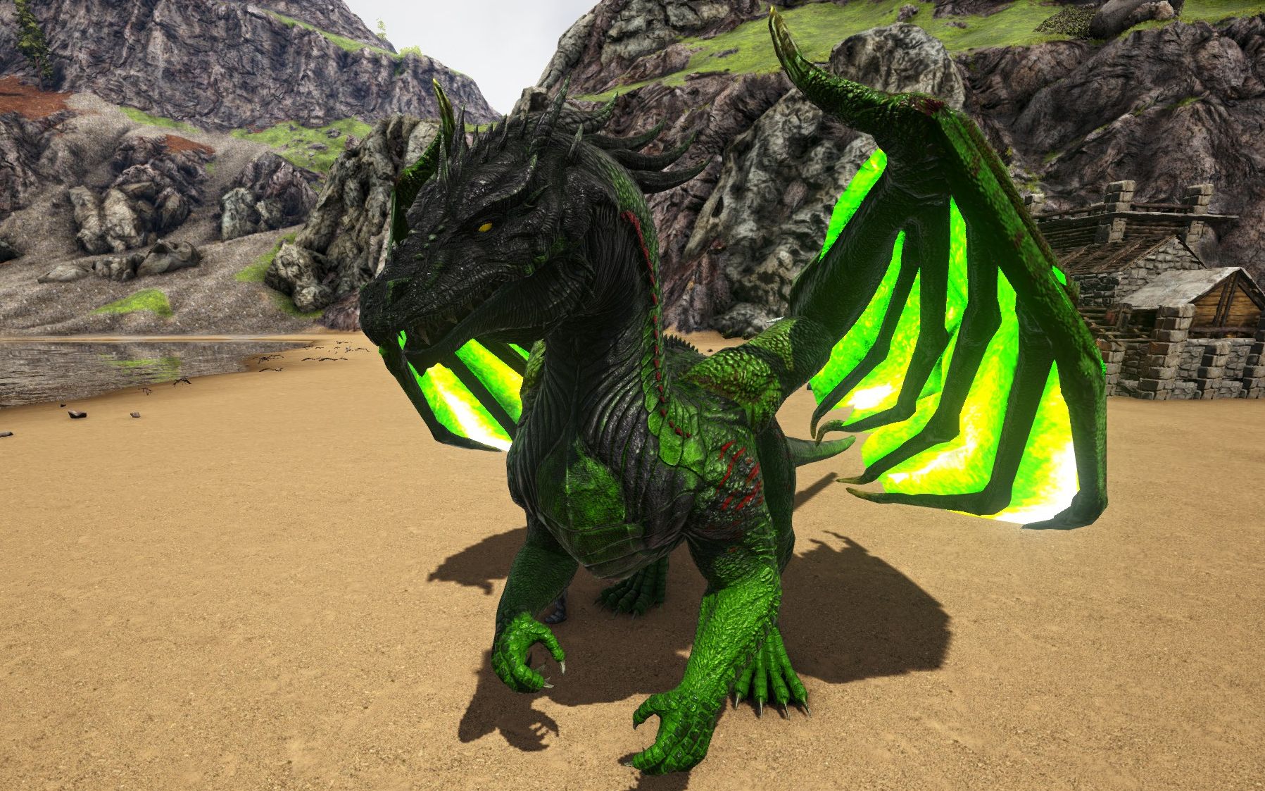 【面包】方舟:ag重生 #5 又双叒叕是绿色的飞龙?