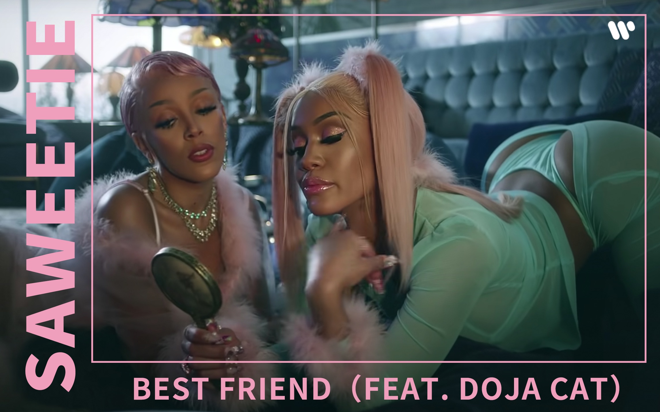 [图]热辣rapper Saweetie - Best Friend (feat. Doja Cat)｜官方MV【中英歌词】