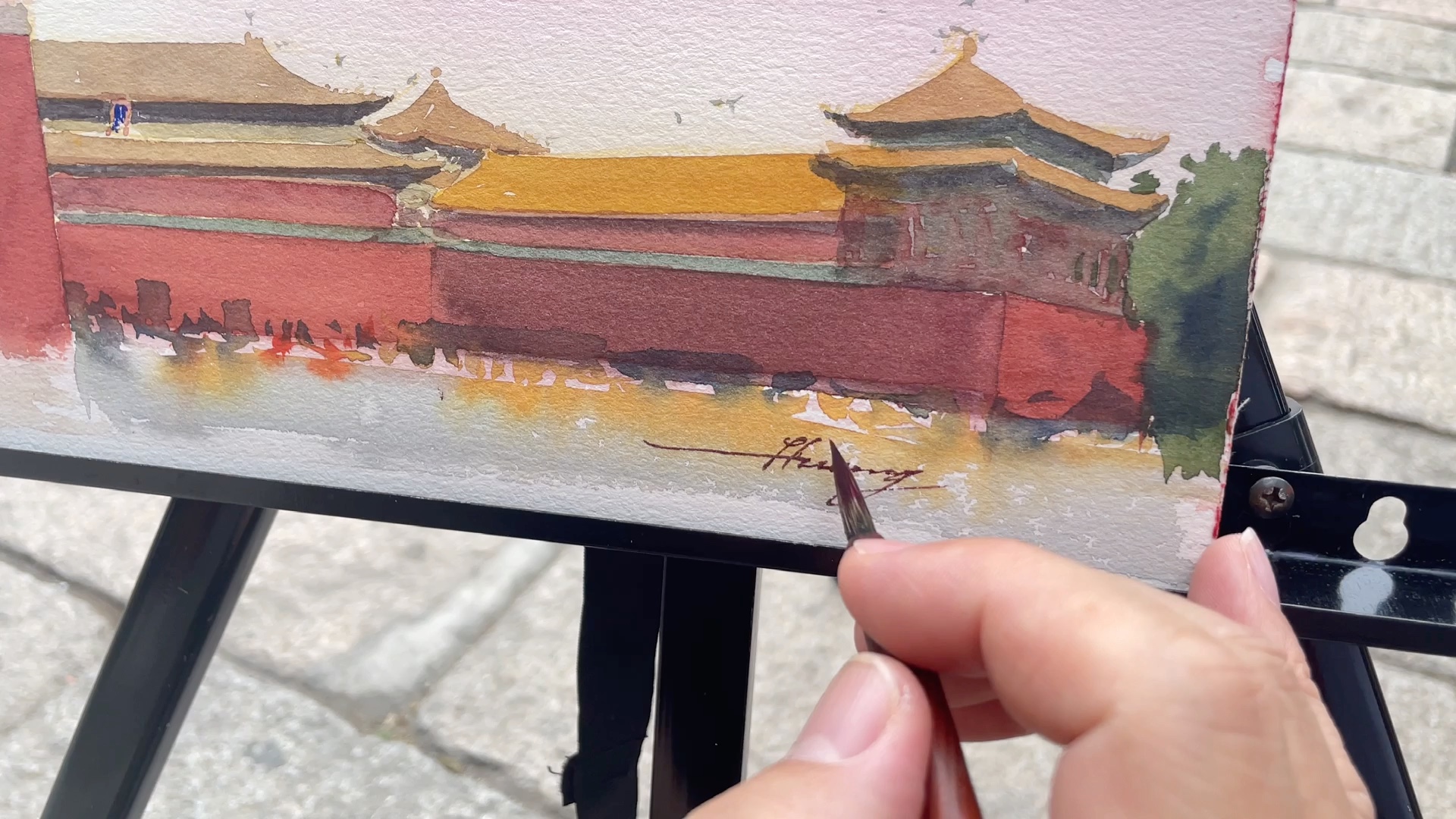 仲夏故宫写生之午门