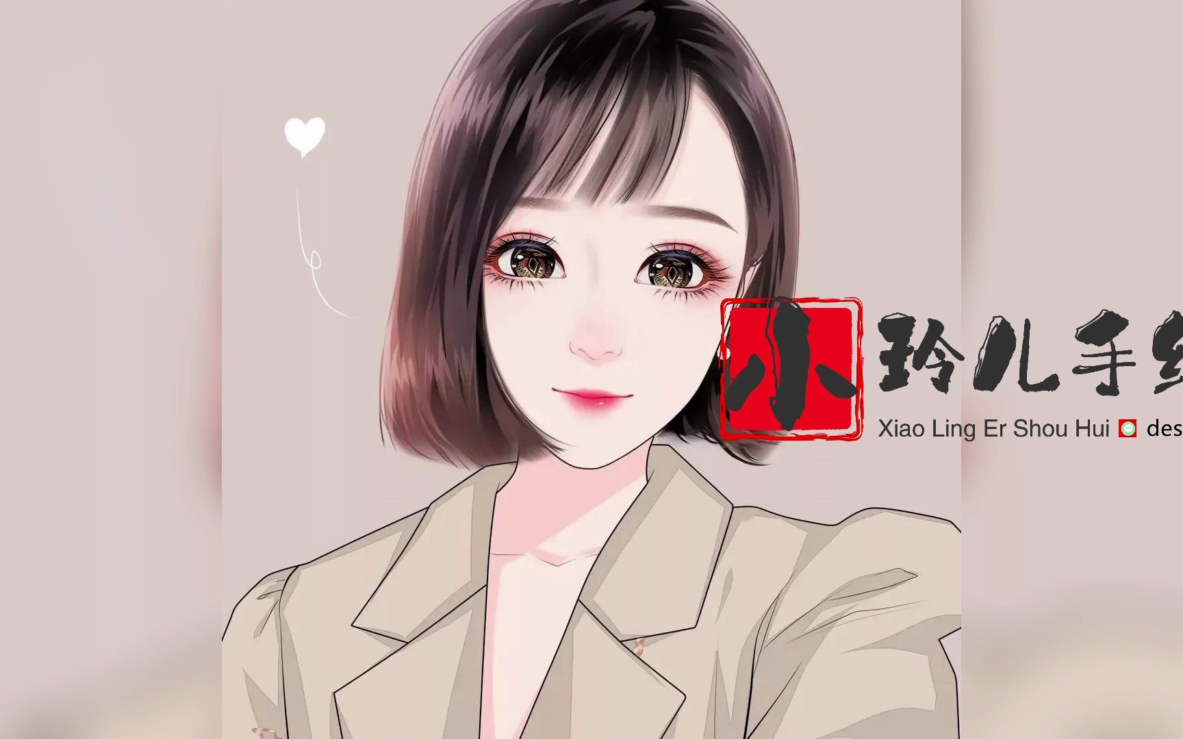 头像女 头像素描 小玲儿手绘头像哔哩哔哩bilibili