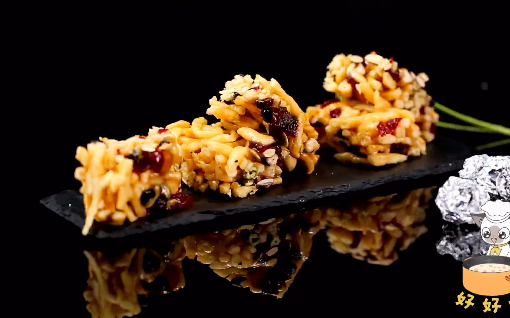 1分钟学会沙琪玛,再不用去超市买了!_哔哩哔哩_bilibili