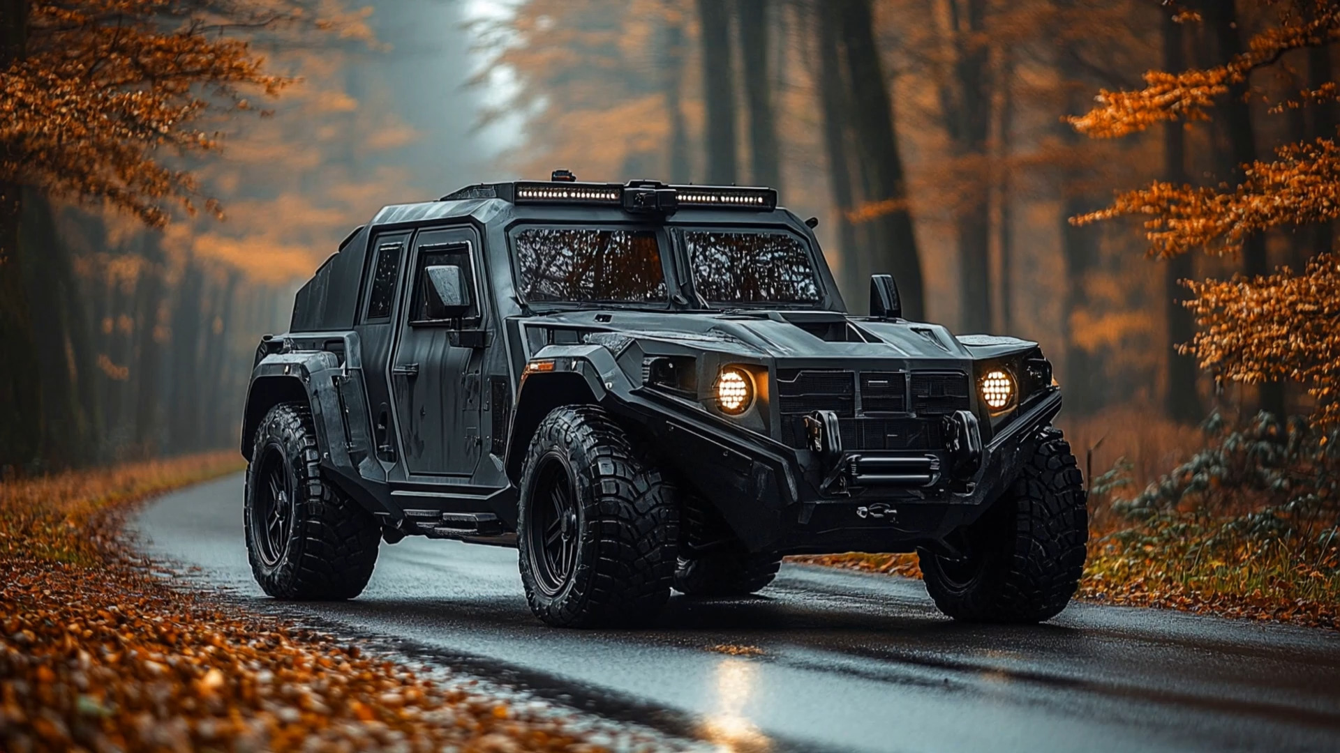 几款工业机甲风硬核越野车 #车型设计 #越野车