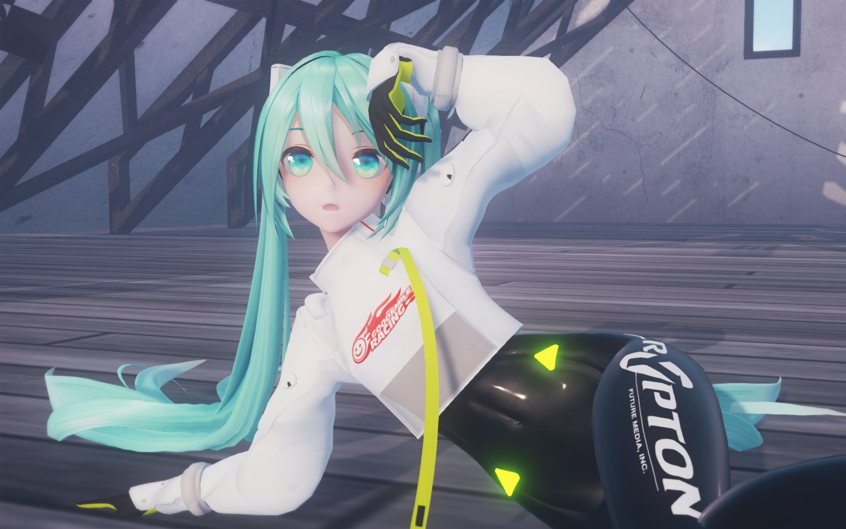 【初音mmd】赛车服miku-queendom