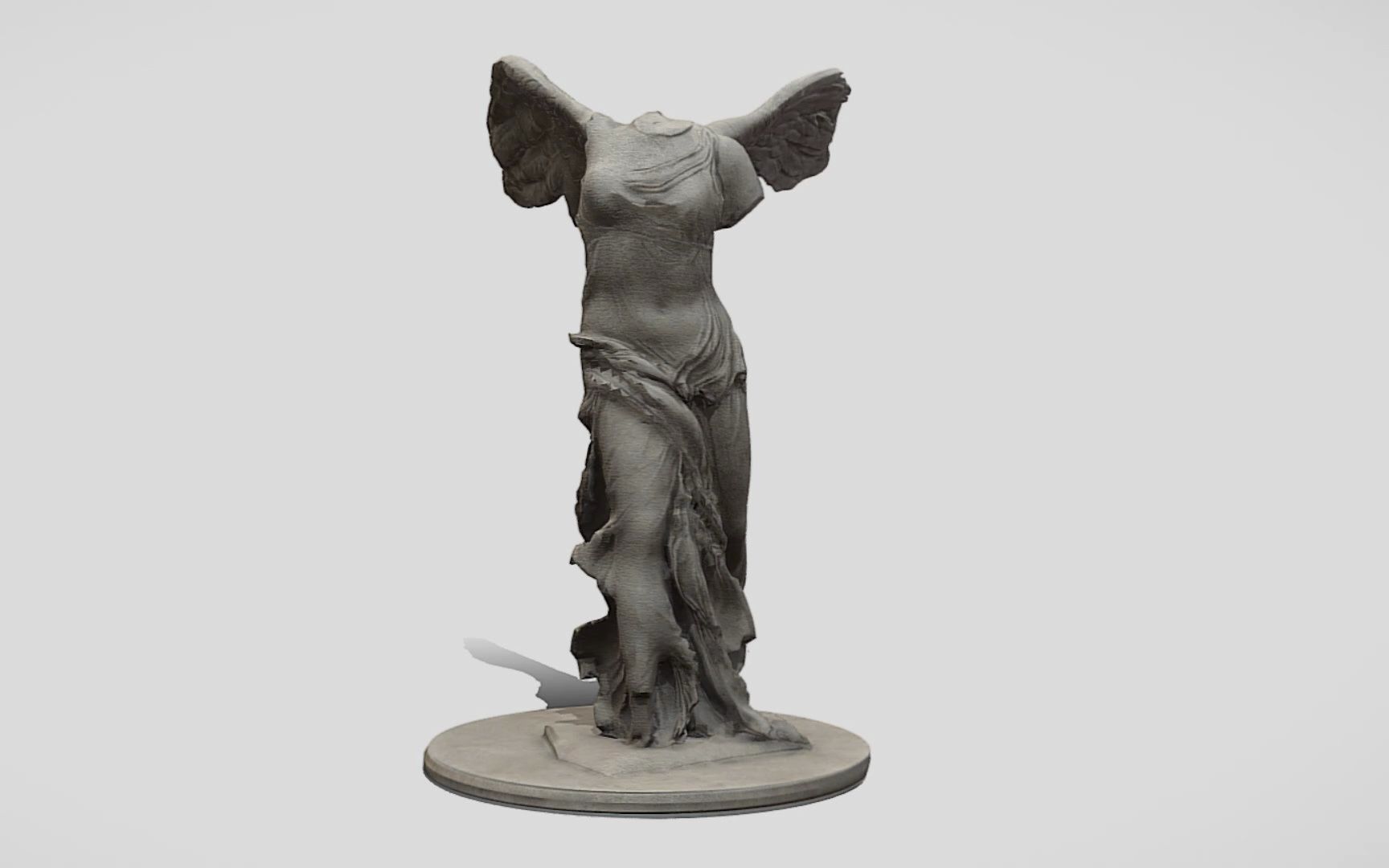 3d模型 - 萨莫色雷斯的胜利女神 - 自制 - 可下载