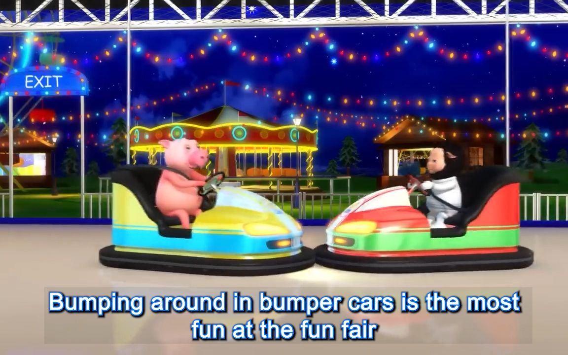 Bumper Cars Song!—【Little Baby Bum】乐宝宝英文启蒙儿歌童谣 开碰碰车 磨耳朵音频哔哩哔哩bilibili