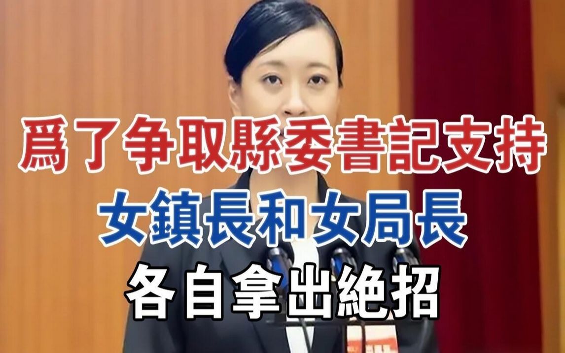 为了争取县委书记支持推荐当副县长,女镇长和女局长各自拿出绝招#大案纪实#刑事案件#案件解说哔哩哔哩bilibili