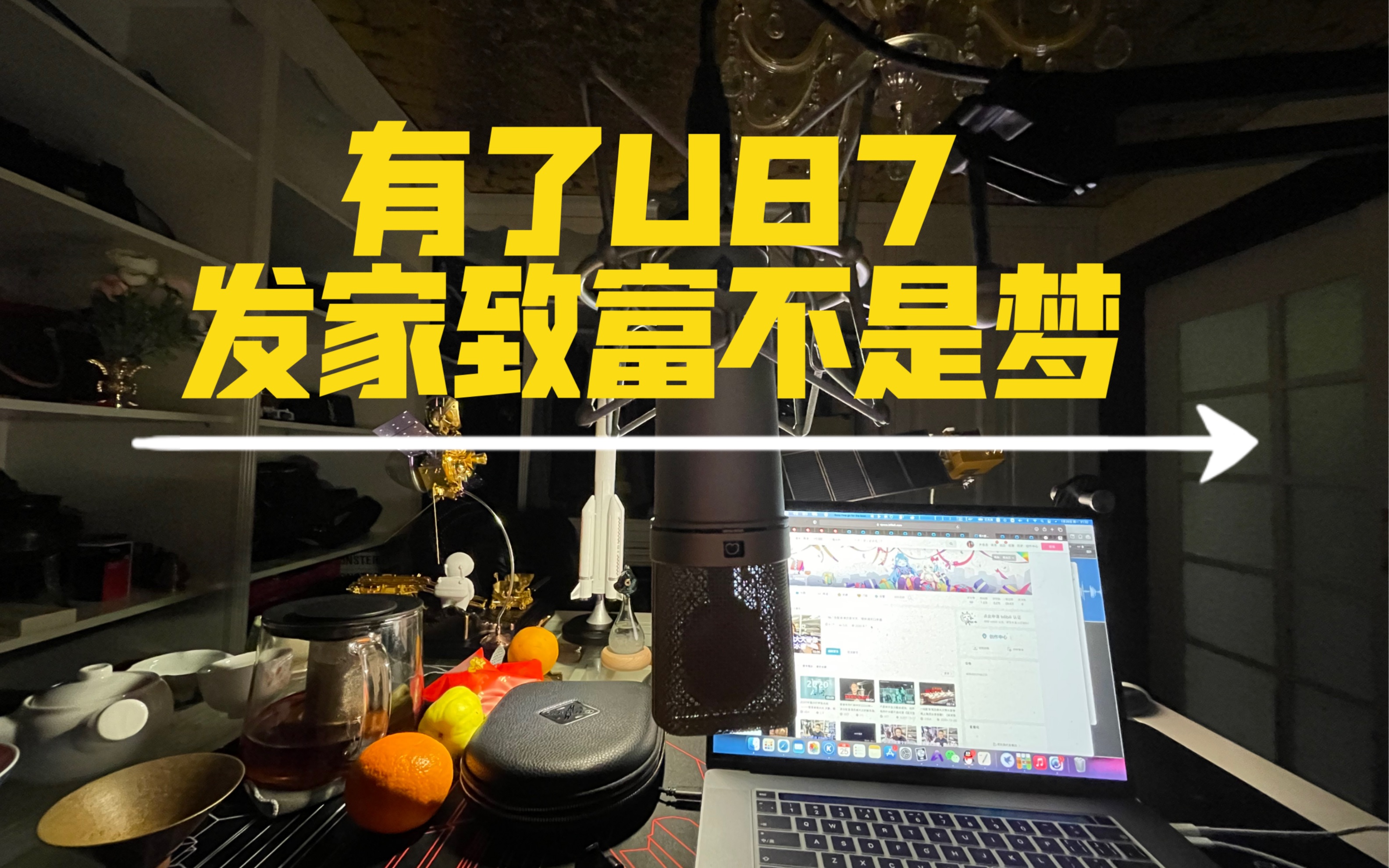 让你的声音更值钱——配音演员的侯大大的新年礼物纽曼U87话筒评测哔哩哔哩bilibili