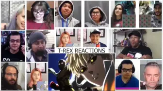 Descargar video: 【一拳超人reaction】 老外看光头vs经费战士杰诺斯反应