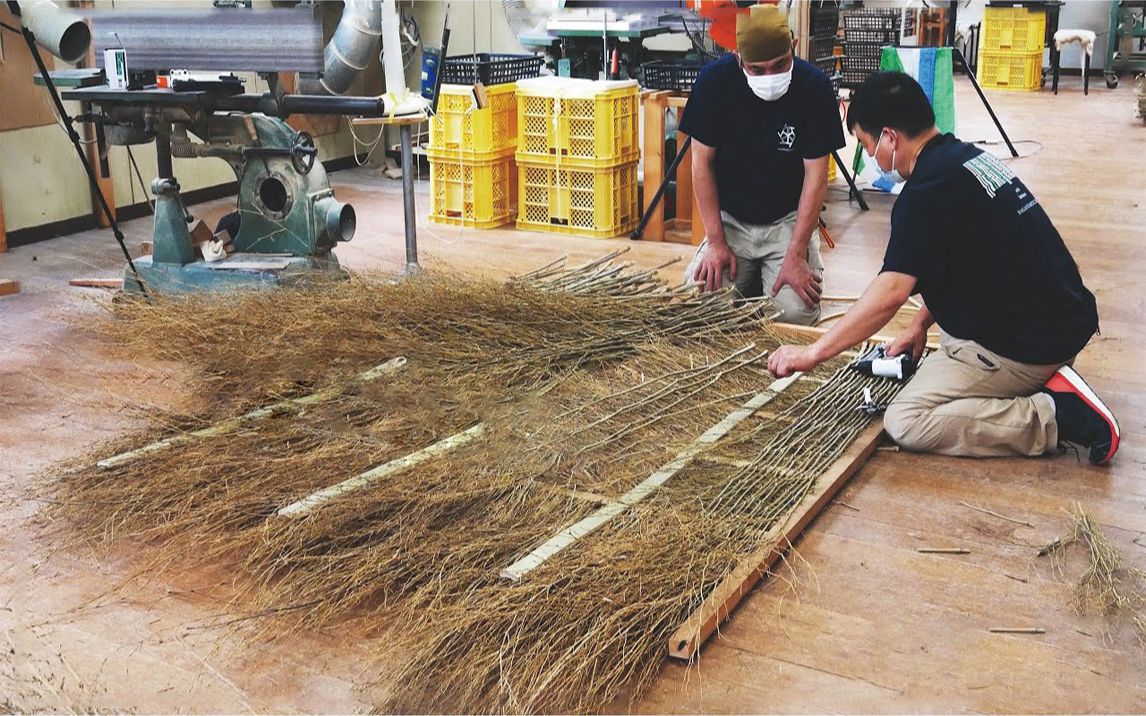 [图]日本传统技艺！施工做一个竹篱笆墙，打造和风庭院！