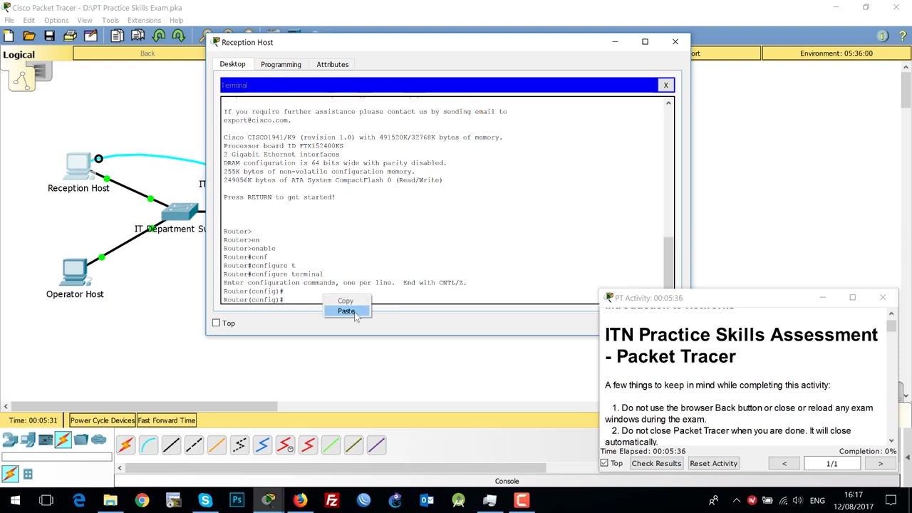 思科 网络简介 PT实践技能考试 ITN Practice Skills Assessment 满分操作哔哩哔哩bilibili