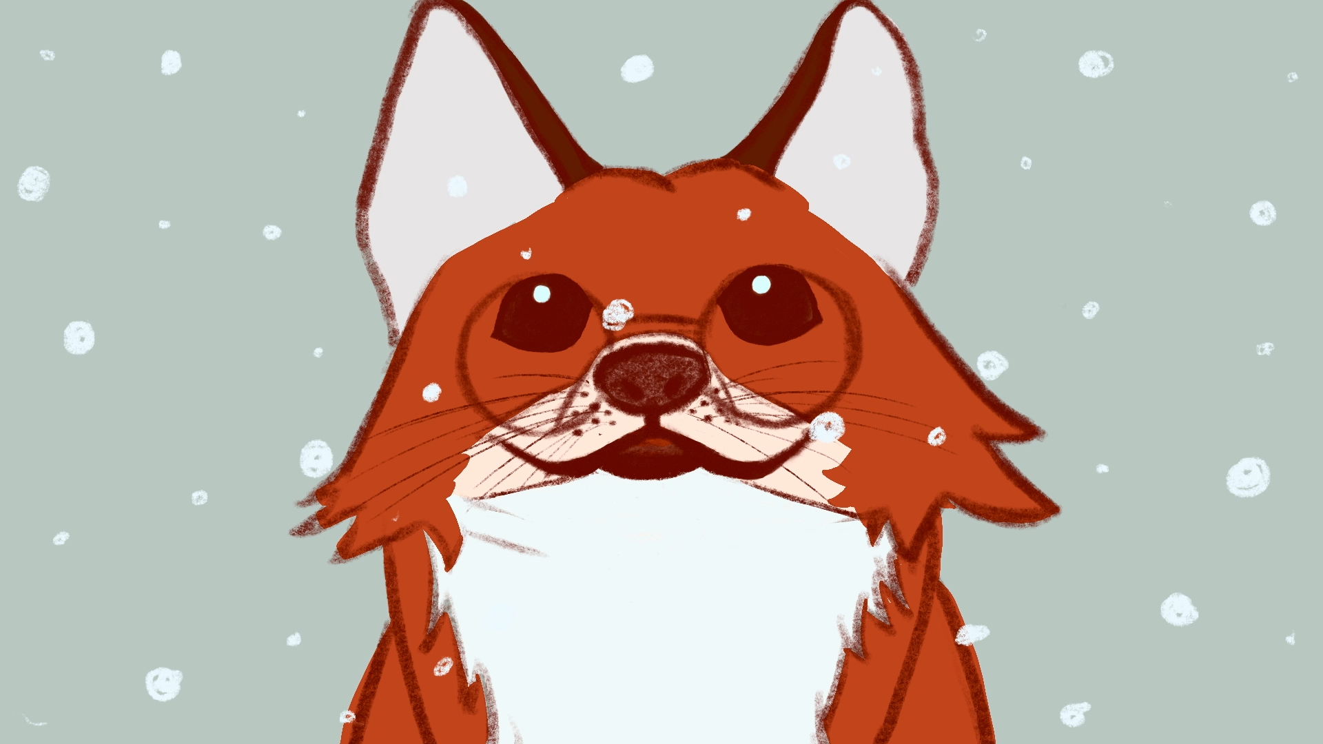 【动画作业】小狐狸看雪