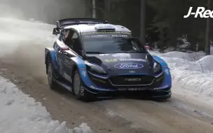 下载视频: WRC2019-瑞典雪地赛段，本视频没有失误，全是怪物级别的神操作