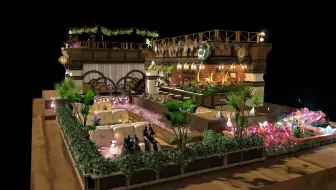 【FF14装修】异空间 - 木卫三的小酒馆 - m房