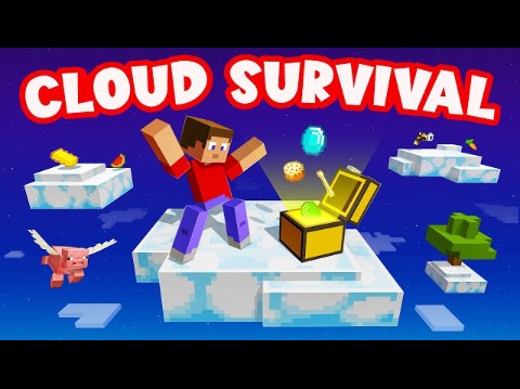 [免费下载]云端生存我的世界地图市场包免费下载Minecraft Marketplace Cloud Survival单机游戏热门视频