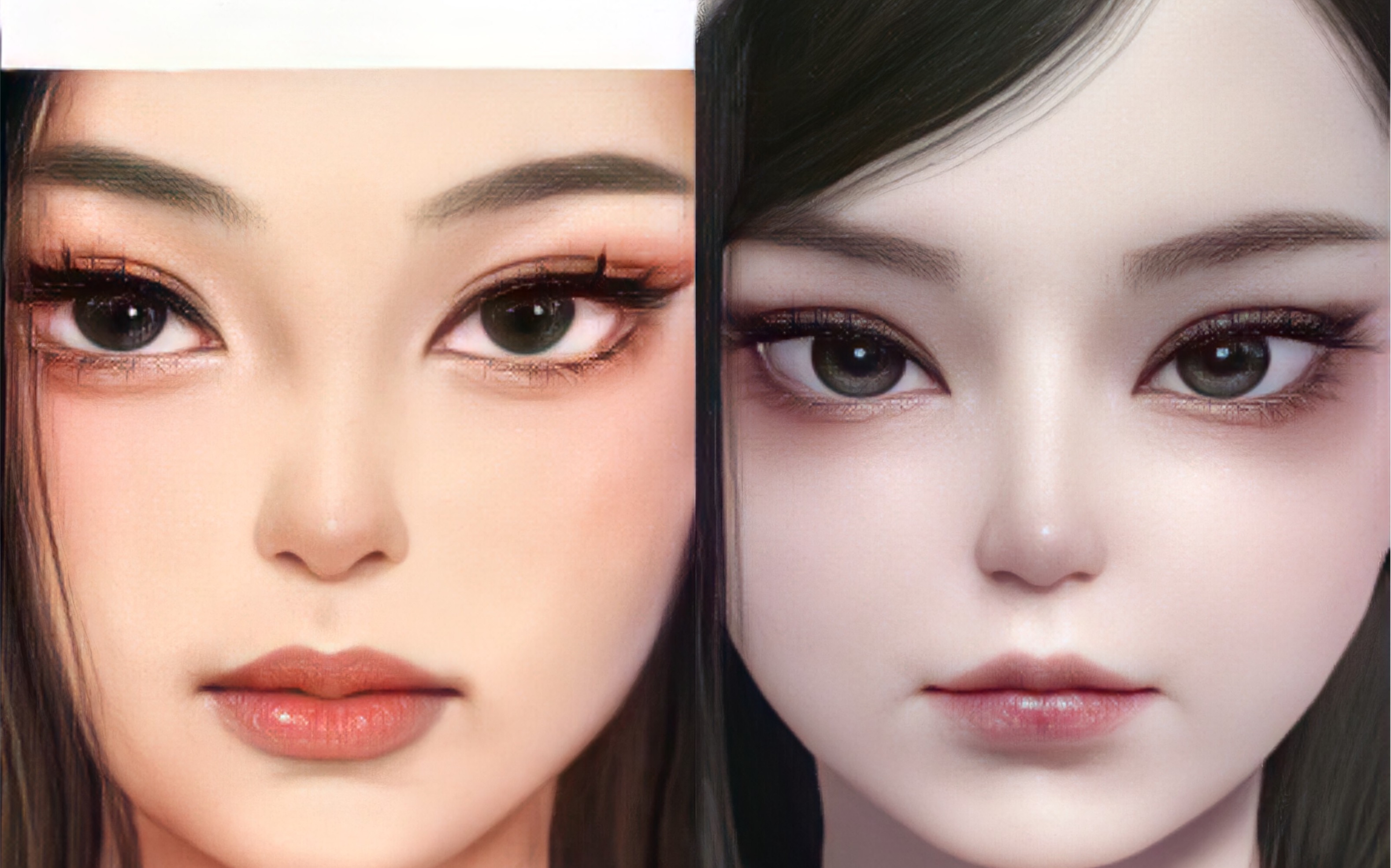 【blackpink&jennie 妮妮仿脸】天刀手游原创捏脸 少女 双区通用