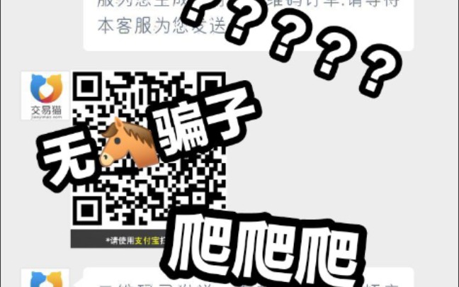 当交易猫新手卖家遇到骗子……哔哩哔哩bilibili