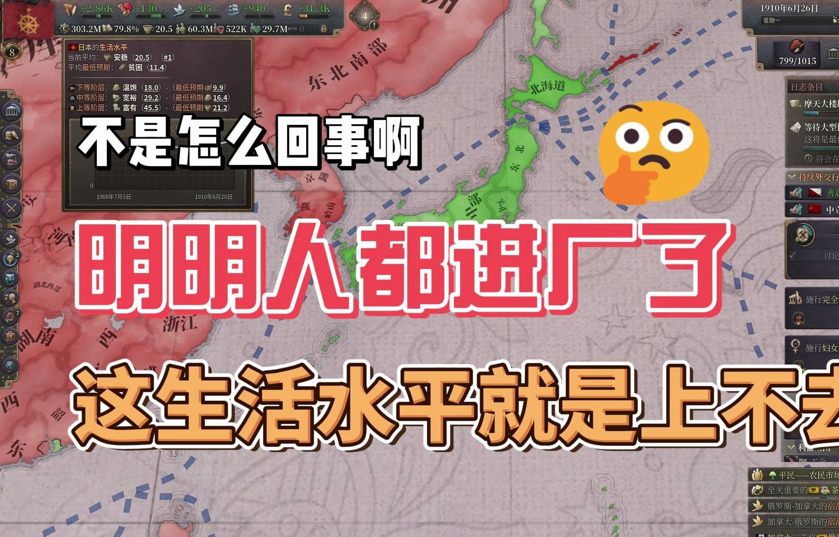 为什么我的生活水平就是上不去,维多利亚3生活水平大讲解哔哩哔哩bilibili游戏解说