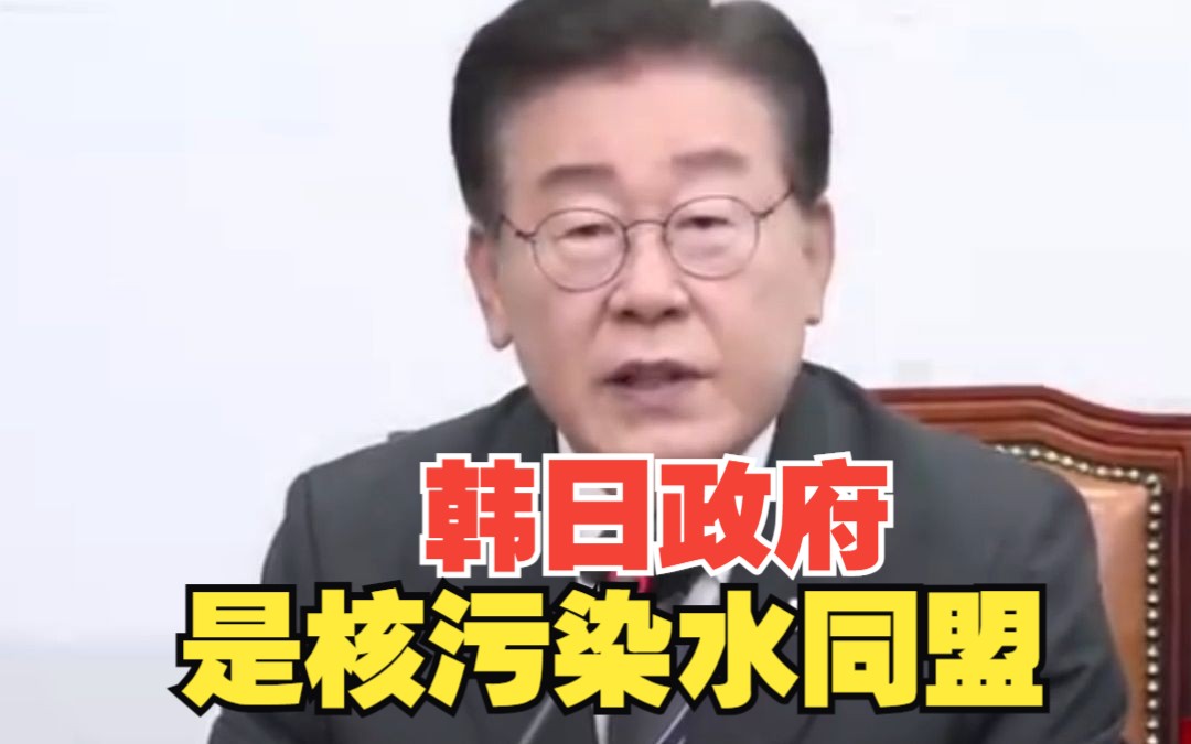 韩在野党狠批尹锡悦:韩日政府是核污染水同盟 历史不原谅哔哩哔哩bilibili