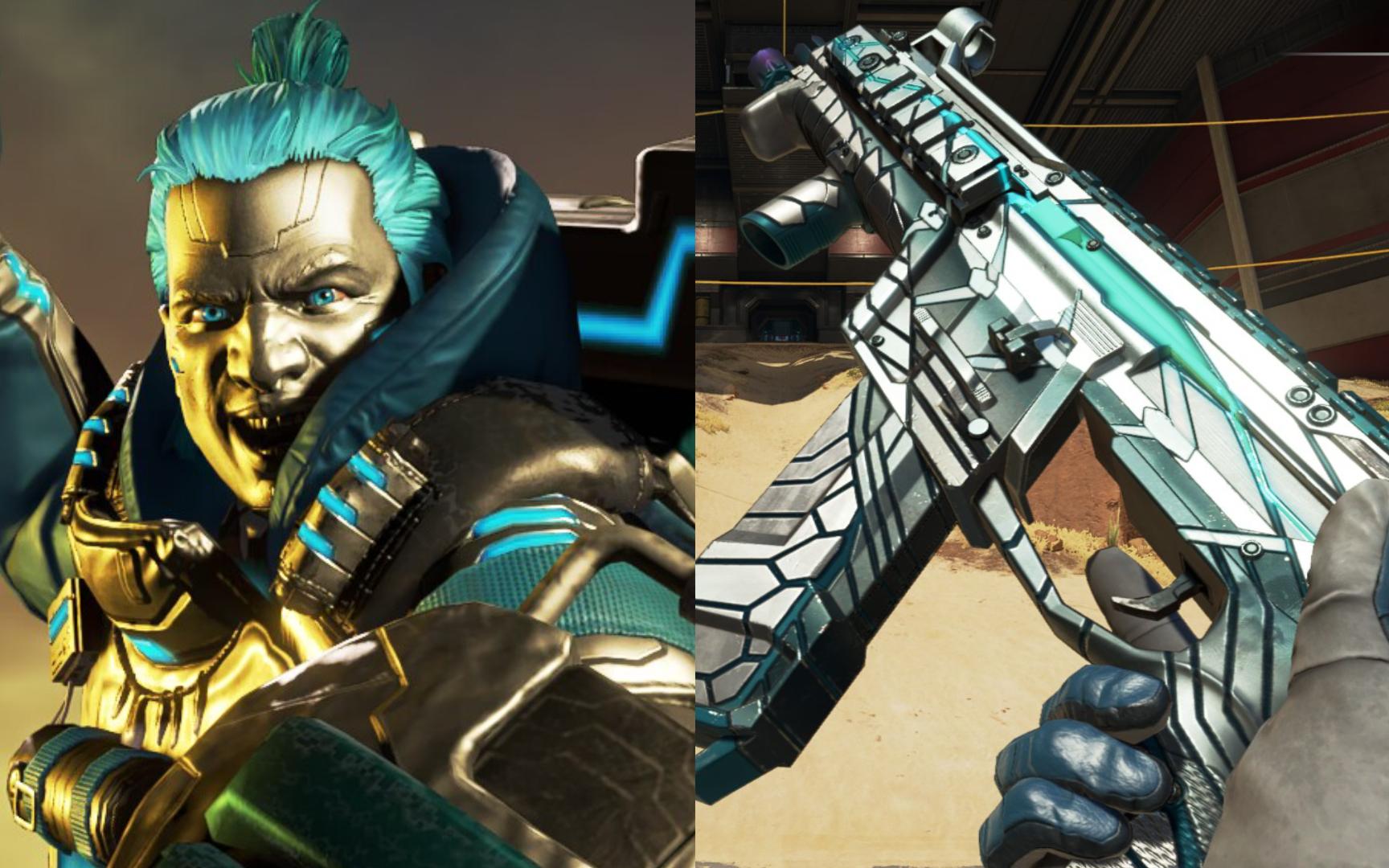 apex英雄 超帅的r99紫色皮肤 直布罗陀镀铬穹顶&r99力挽狂澜 商店返场