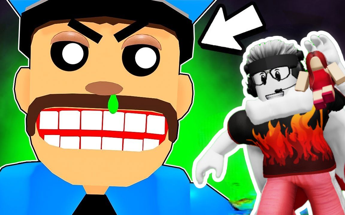 我要逃离这安保大叔魔掌 阿火解说roblox