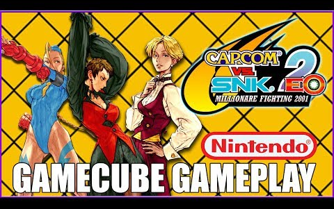 [图]Capcom VS. SNK 2 EO - Gamecube - Gameplay - King - Vice - Cammy