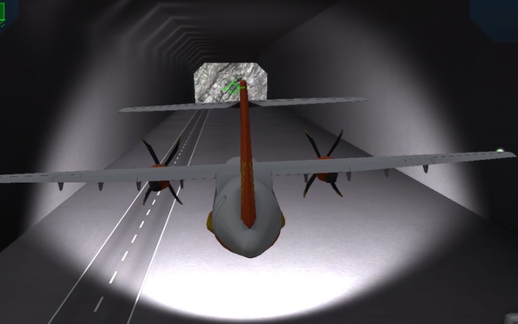 【tfs】atr42在隧道起飞