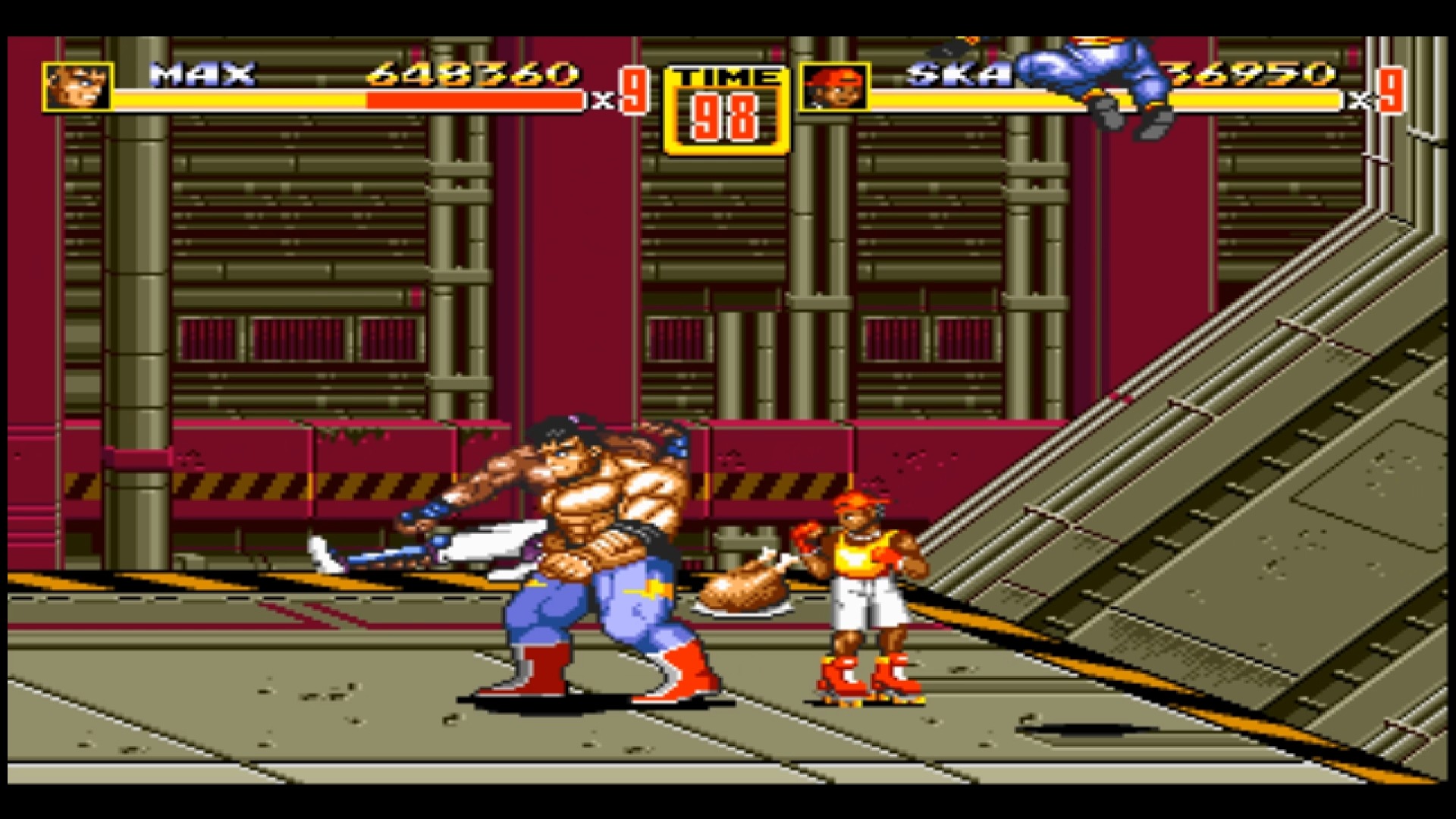 md 怒之铁拳2 双人最速通关