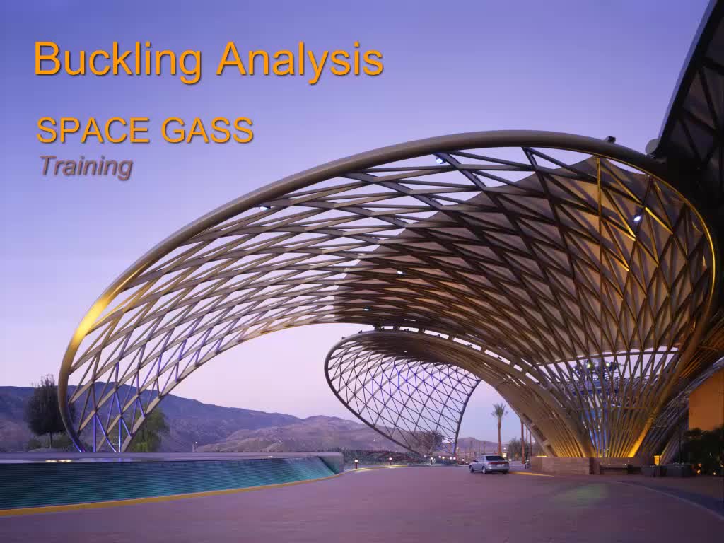 Space Gass 屈曲分析Buckling Analysis哔哩哔哩bilibili