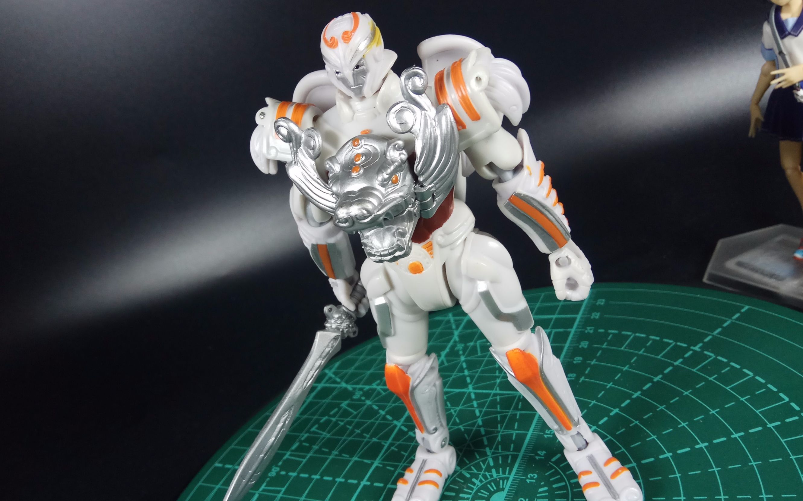 [黑塔模玩分享099] 灵动创想 天火传说 白虎风变形战士_哔哩哔哩 (゜