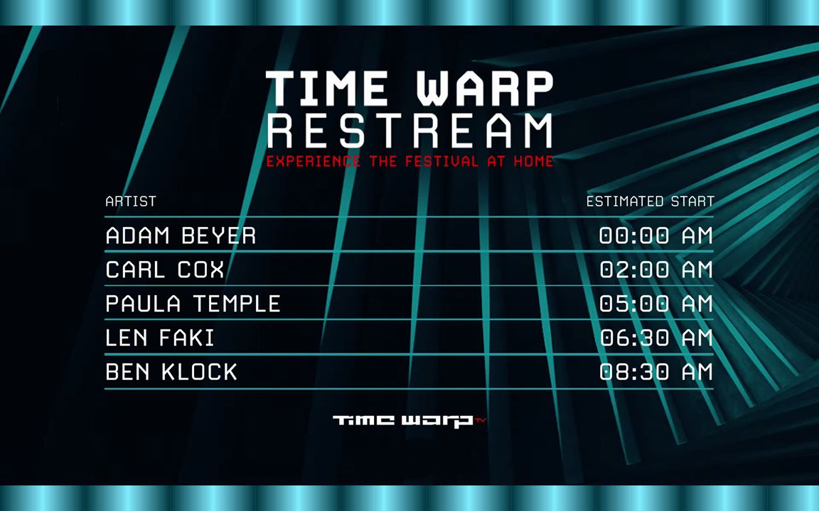 铁克诺뇨”播现场뇥ˆ辑 ✷ TIME WARP Restream w/ 亚当ⷦ‹œ尔,卡尔ⷨ€ƒ克斯,保拉ⷥ殐Š普尔,莱恩ⷦ𓕥Ÿ𚬦œ삷克洛克哔哩哔哩bilibili