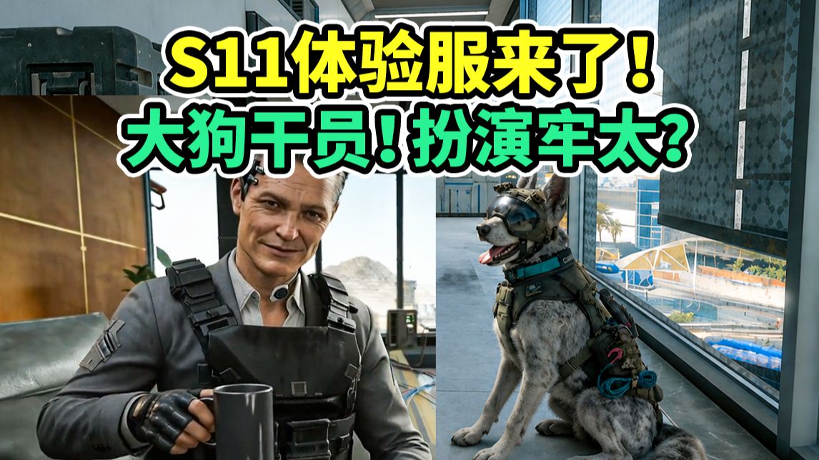S11体验服开启招募！能玩新大狗干员和新首领扮演！【三角洲行动】