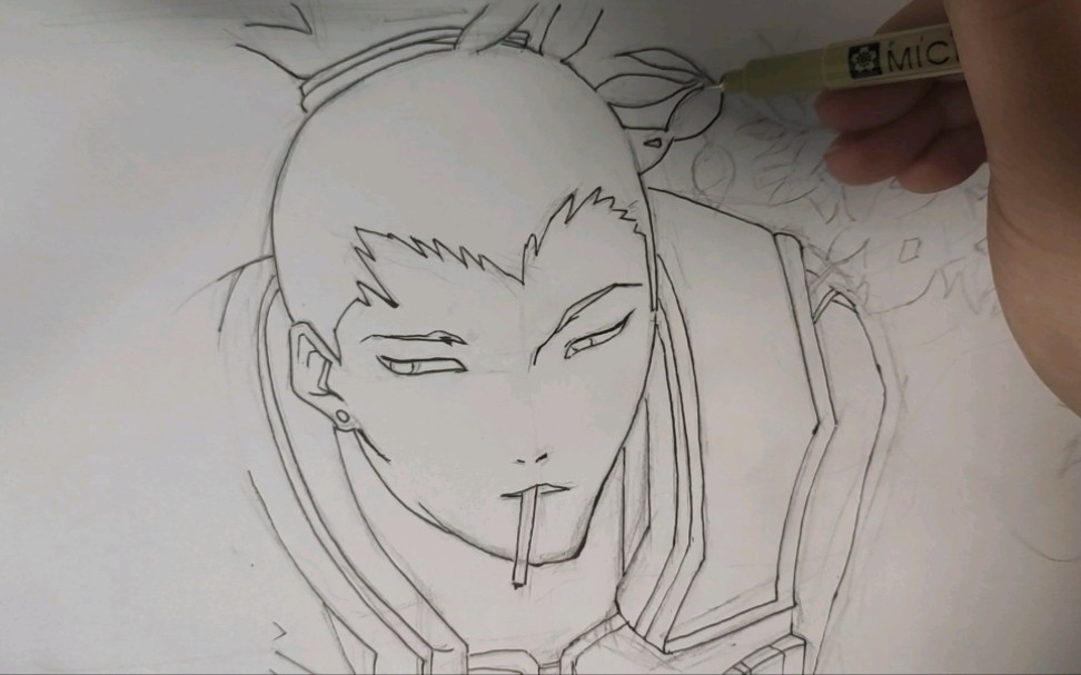 手绘奈良鹿丸,真有无欲无求的人么?