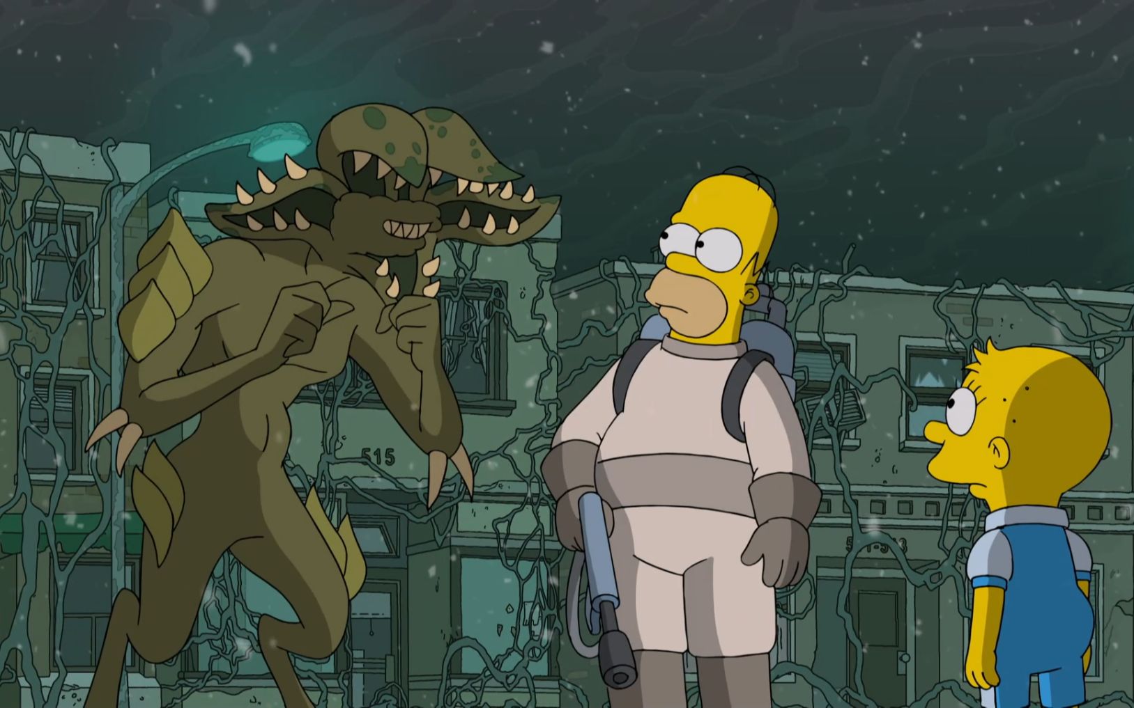 辛普森一家:万圣节特别篇,依旧是三个恐怖小故事.