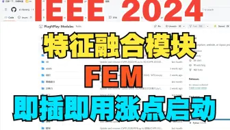 （IEEE 2024）即插即用特征增强模块FEM，涨点起飞起飞了