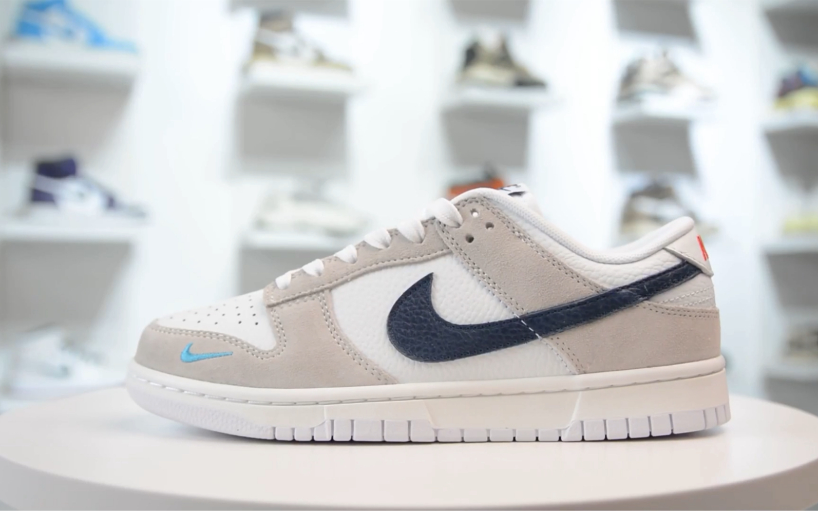 【权威实拍】nike dunk low 灰白蓝