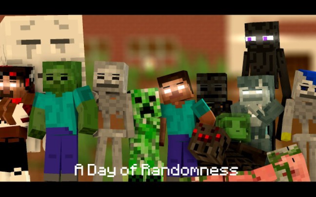 [Rancher6/官方搬运22]A Day of Randomness  Minecraft Animation哔哩哔哩bilibili