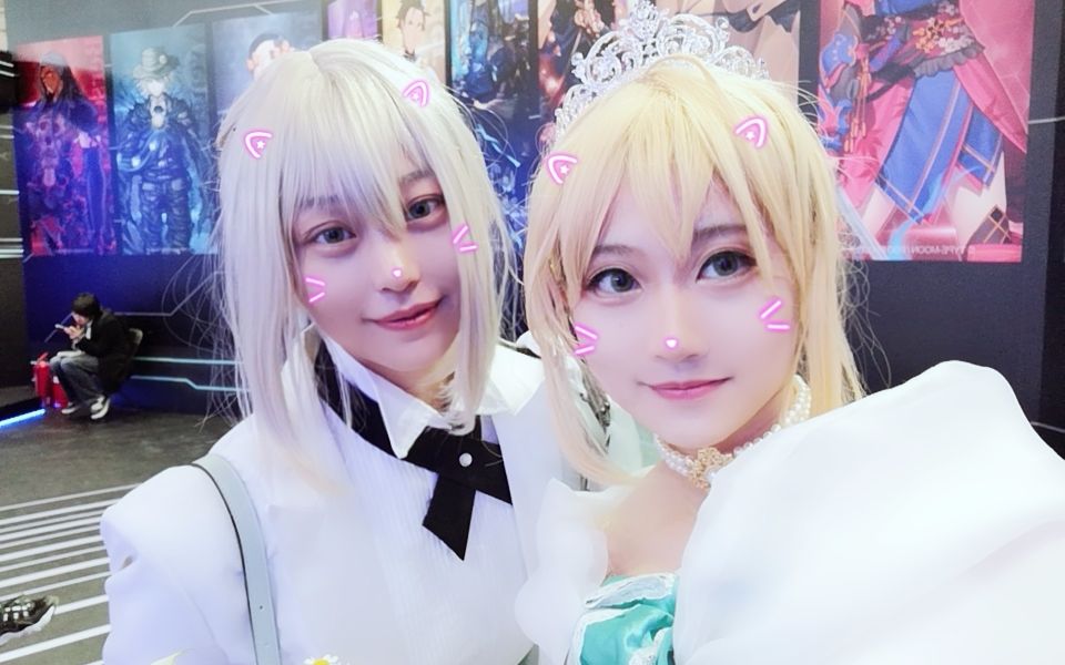 【fate/grand order】贝狄威尔&阿尔托利亚cos向日常