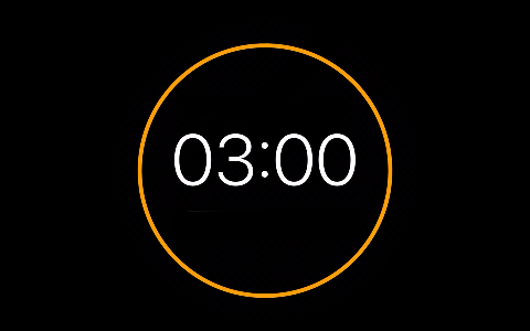 3分钟倒计时