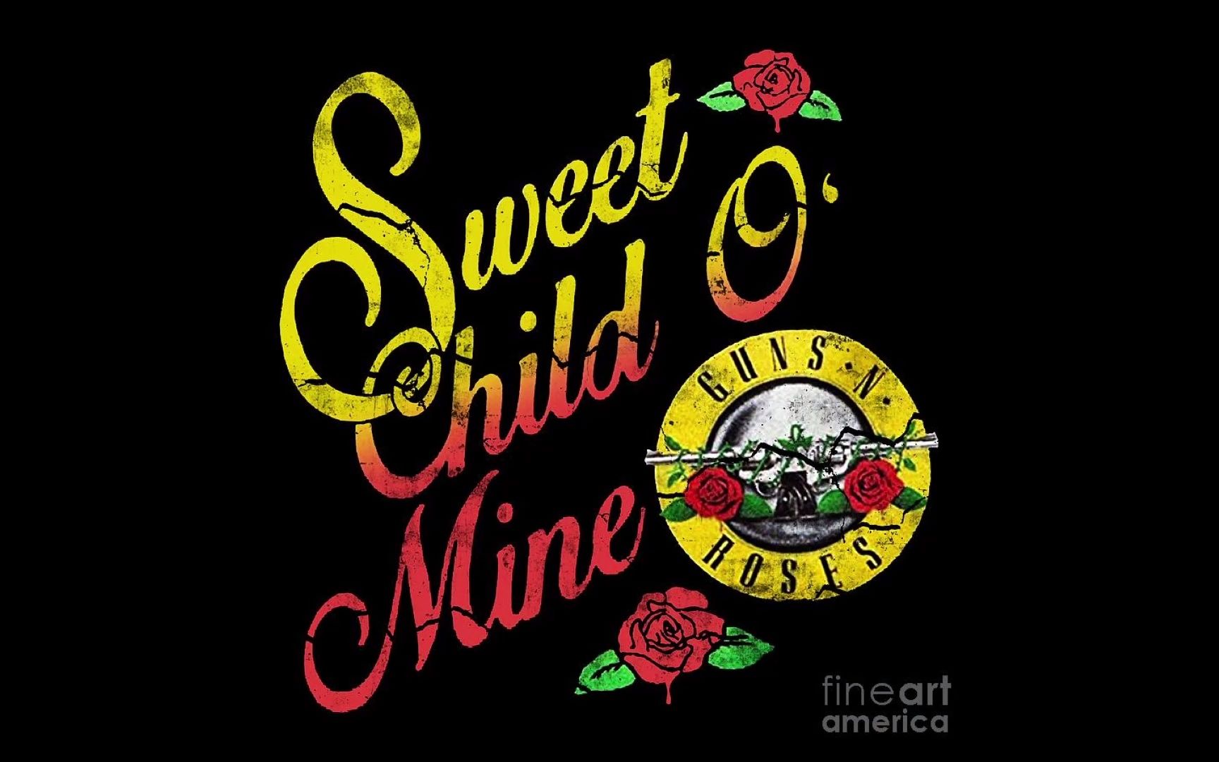 [图]Guns N' Roses - Sweet Child O' Mine伴奏（E调，不用降半音）（带主唱，无主音吉他）