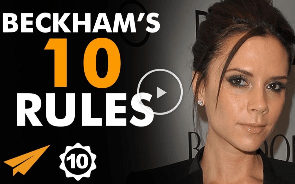 [图]维多利亚·贝克汉姆的十大成功法则Victoria Beckham's Top 10 Rules For Success