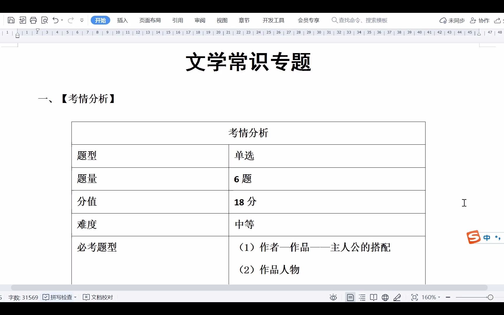 [图]安徽专升本文大学语文文学常识专题（一）