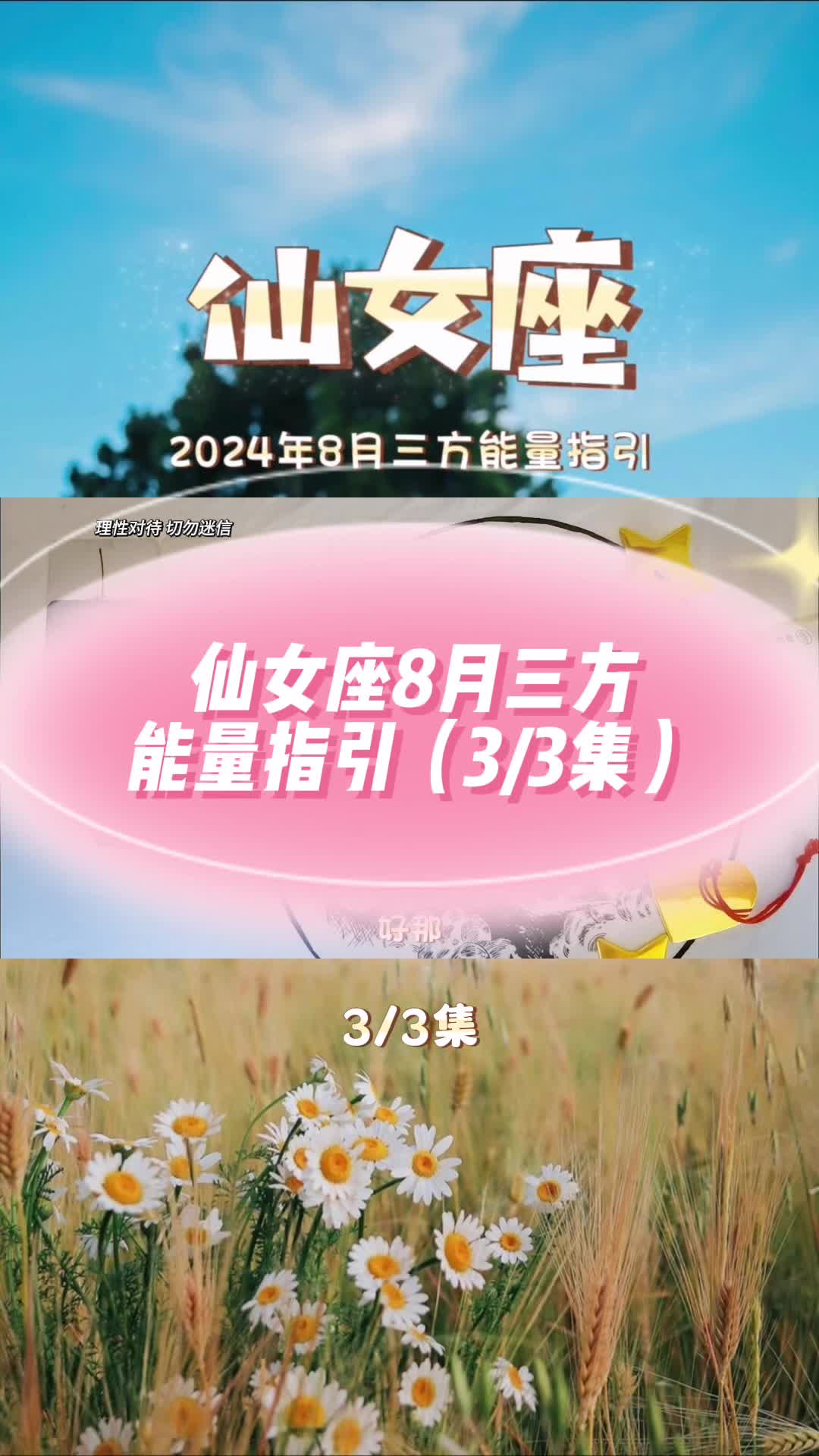 仙女座8月三方能量指引(3/3集)#仙女座#星座#塔罗