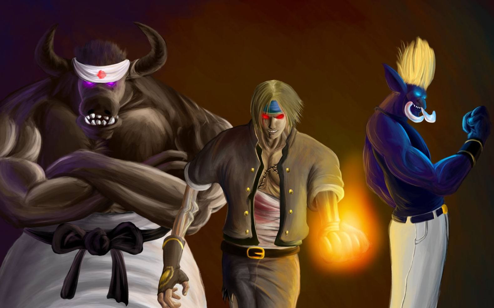 lancer:拳皇13!大门晕连!10格!大门也可以有这种操作?