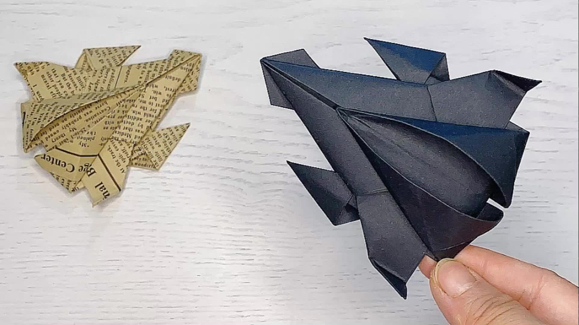 折纸王子折太空飞船图片