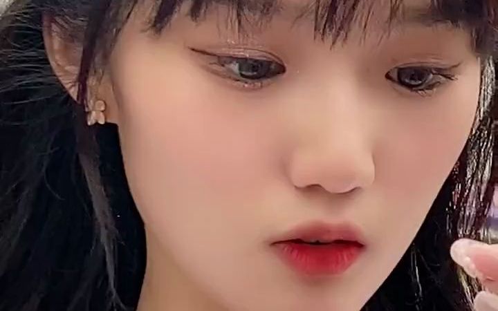 青春无敌美少女 网红刘海 可爱至极 网红蝴蝶结发夹