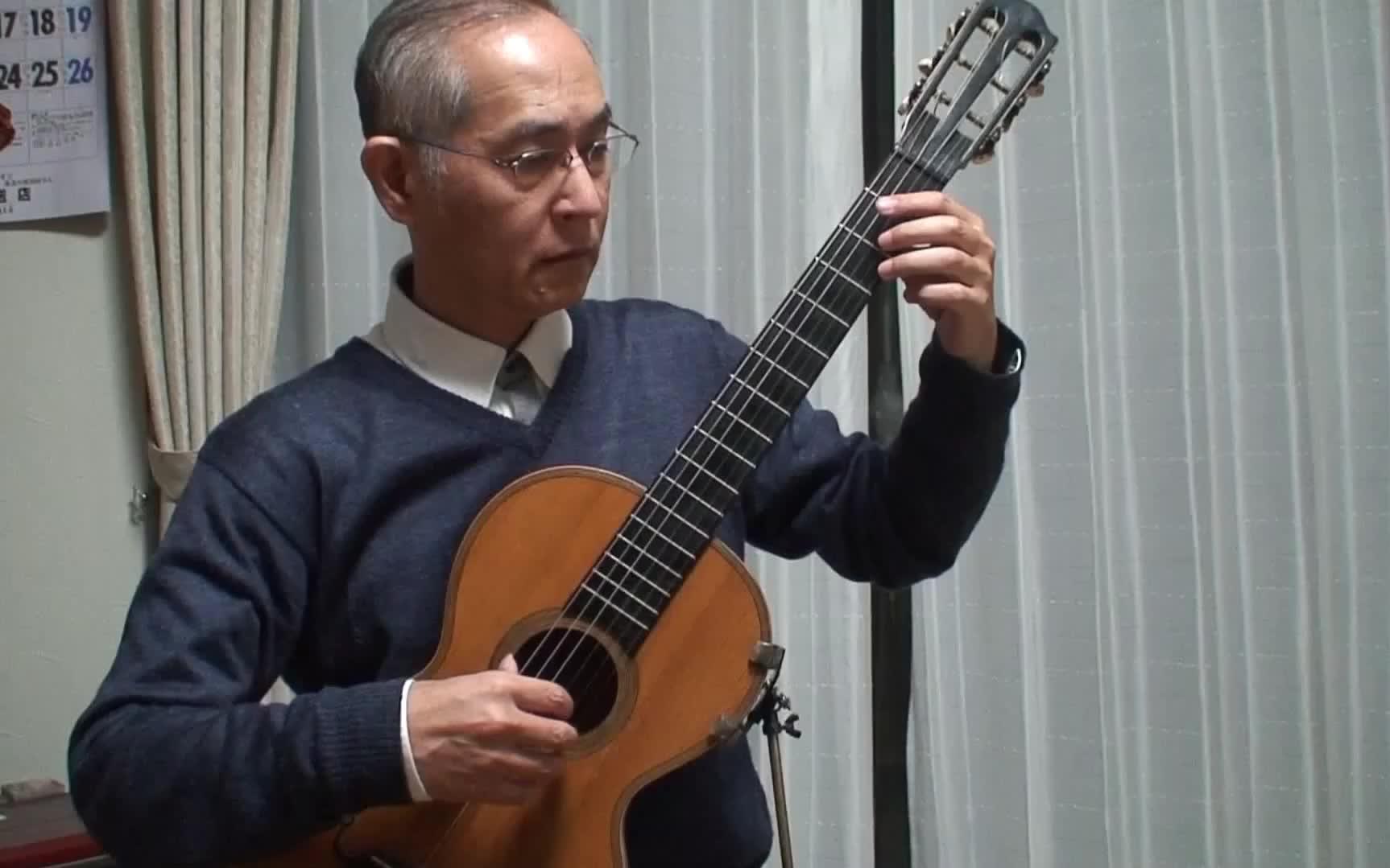 [图]Matteo Carcassi Study Op.59 PartⅠ by kazuo Aoki（卡尔卡西练习曲OP.59 第一部分）