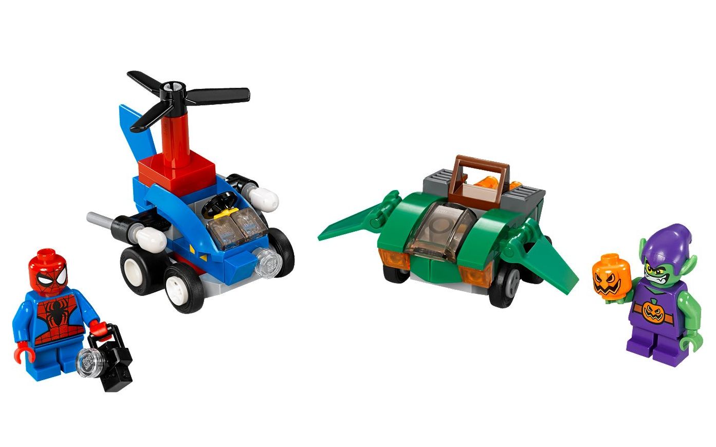 乐高 lego 76064 超级英雄 迷你战车 碰碰车 蜘蛛侠vs绿魔 2016速拼